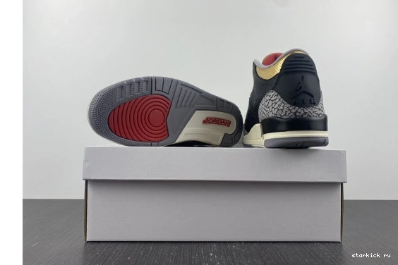 “Black CK9246-067 WMNS 3 Air CK9246-067 Gold” Jordan 0325